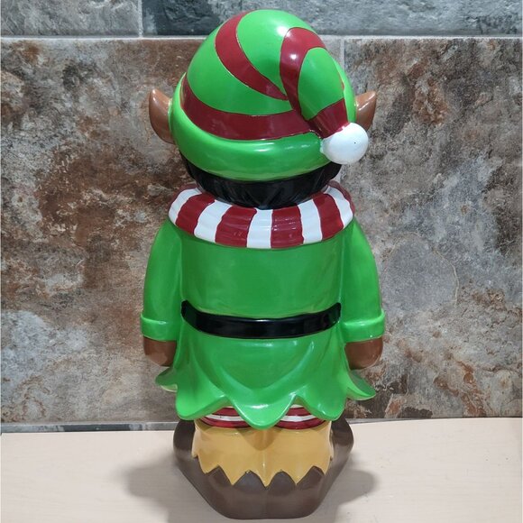 Lighted LED Resin Statuary African American Elf Figurine - Picture 4 of 14